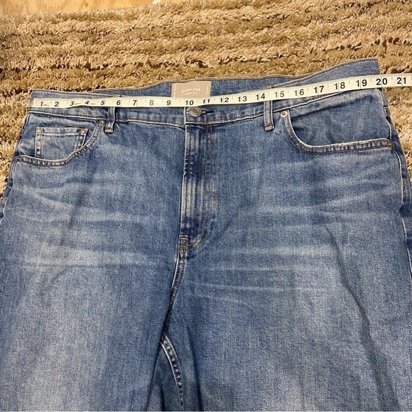 Everlane Size 35 High Rise The Cheeky Jean Lightwash - Picture 6 of 8